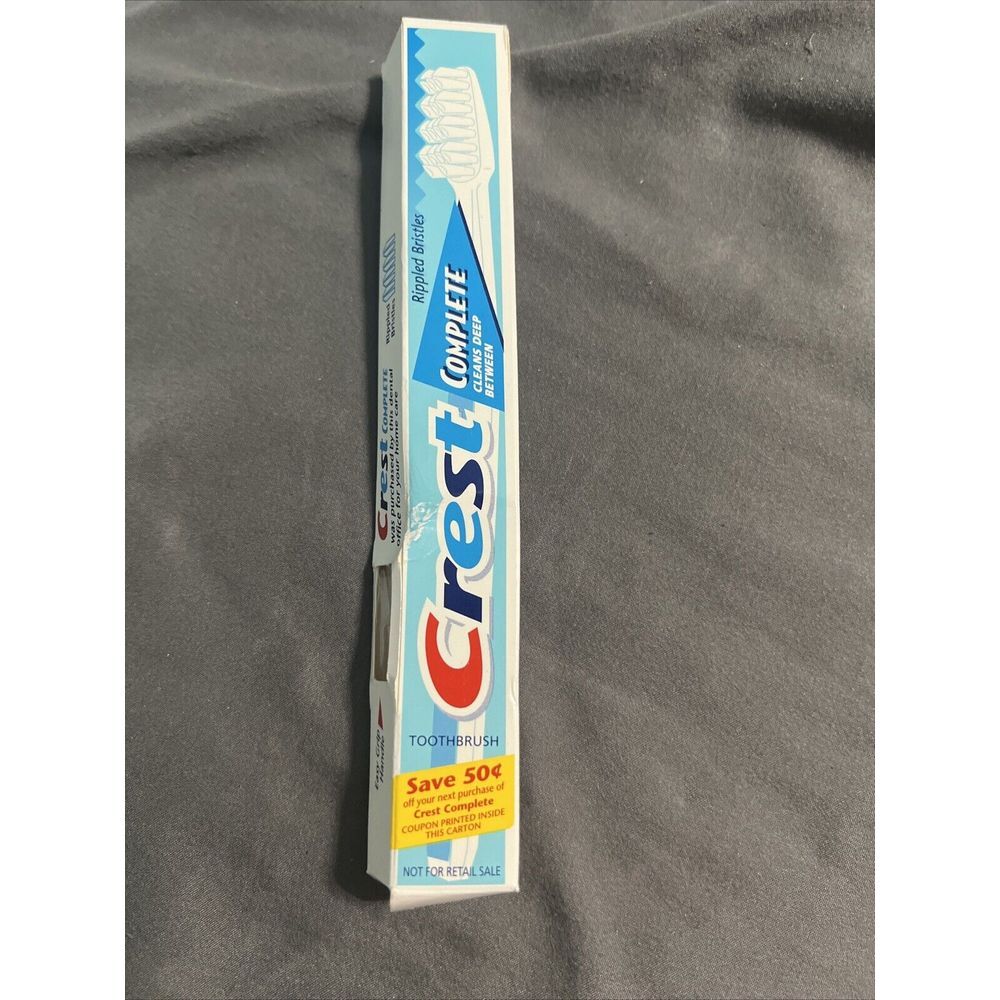 one‎ vtg 1997 Crest Complete soft toothbrushes Blue